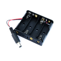 Battery Compartment / Battery Holder 4xAA with Plug