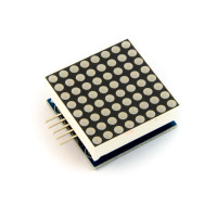 8x8 LED Dot Matrix Red with MAX7219 SMD