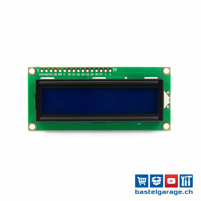 LCD 1602 Blau Display Anzeige Bildschirm 