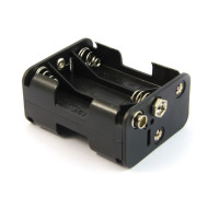 Battery compartment / battery holder 6 x AA with 9V plug connection