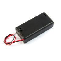 Batteriefach / Batteriehalter 2xAA mit Anschlusskabel und Schalter