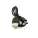 Mini USB Kabel schwarz 0.5m