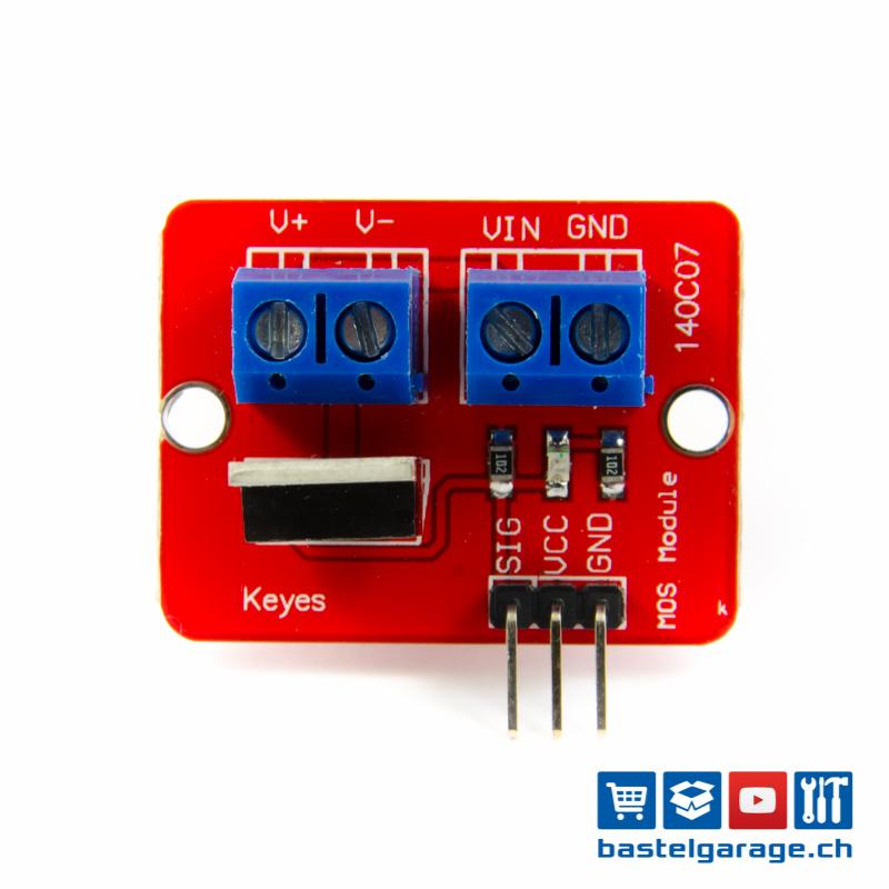 MOSFET IRF520 Transistor Treiber Driver Modul für LED Arduino Raspberry Pi