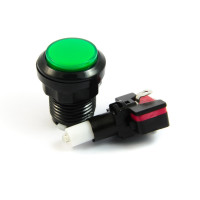 Arcade Push Button Illuminated 33mm - Green