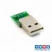 USB 2.0 A Stecker Breakout Board 4P