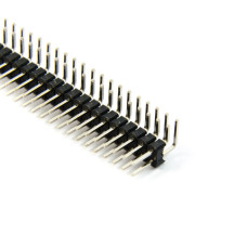 Stiftleiste Male 2 X 40 Polig RM 2.54mm abgewinkelte Pin
