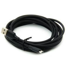 3m Qualität Micro USB Kabel schwarz