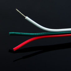 Strand 3 x 0.75mm² 18AWG White/Green/Red