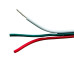 Filamento 3 x 0.75mm² 18AWG Bianco/Verde/Rosso