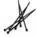 Black 3x100mm Nylon Cable Ties 100 Pieces
