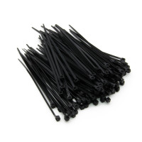 Black 3x100mm Nylon Cable Ties 100 Pieces