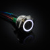 22mm Pressure Button with RGB Lighting 5V - Stainless Steel