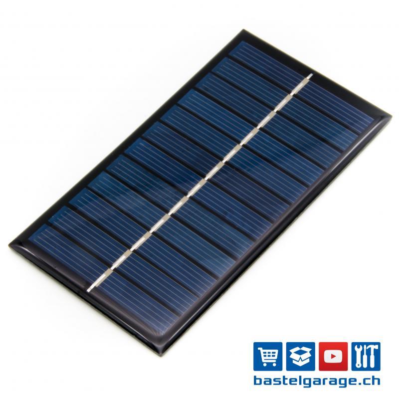 5 V 110 x 69 mm HelloCreate Mini-Solarmodul tragbares polykristallines Solarmodul 1,2 W Ladegerät 