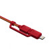 Xtar PDC-3 USB Universal Kabel Rot 1.2m