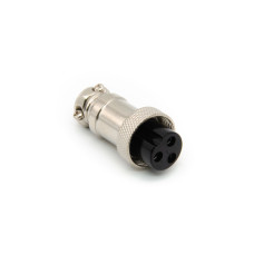 Connecteur GX16-3P femelle 16mm pour montage de câble