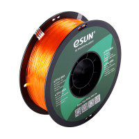 TPU-95A Arancione Filamento elastico trasparente 1,75mm 1Kg eSun
