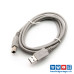 USB-Kabel 2.0 A-B 200cm Grau