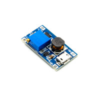 MT3608 Step-up Voltage Regulator DC-DC Boost 2-24V with Micro USB