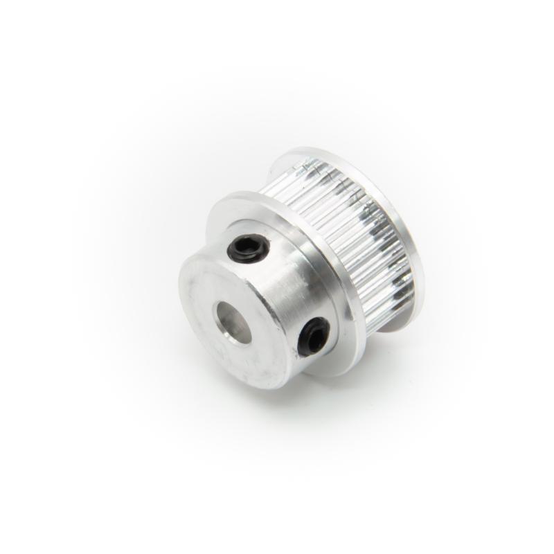 Sourcing Map Einzelriemenscheibe – Bohrung 4 Mm, Außen-Ø 16 Mm, Aus Alulegierung, Rillenbreite 4 Mm, Für 4-mm-PU-Rundriemen, Mit Sechskantschlüssel