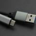Câble USB 3.0 Type C 1m noir