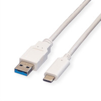 USB 3.2 Kabel Typ C weiss 1m