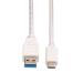 USB 3.2 Kabel Typ C weiss 1m