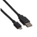 Câble Micro USB 2.0 de 1.8m noir