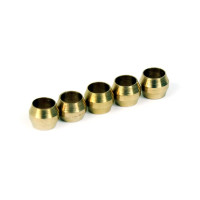Micro Swiss Replacement Compression Sleeves made of Brass 4 mm 5 pcs.