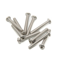 10 pieces M4x30mm countersunk flat head screws set stainless