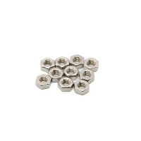 10 pieces M4 Nut Set Stainless Steel