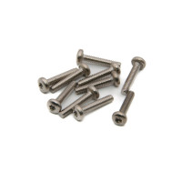 10 pieces of M2x10mm pan head screw set stainless