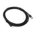 USB Typ C Kabel 3m schwarz