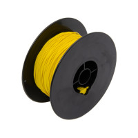Strand 0.1mm² Yellow LifY Highly Flexible 100m