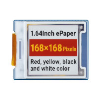 168x168 1.64inch 4-Color E-Ink Display
