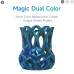 eSilk Magic-PLA Filament Bleu-Vert 1.75mm 1Kg eSun