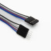5Pin Male-Female Dupont Jumper Cable 1m