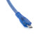 0.3m Micro USB 2.0 Cable blue