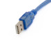 0.3m Micro USB 2.0 Kabel blau