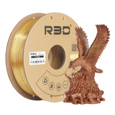 eSilk Magic-PLA Gold-Copper Filament 1.75mm 1Kg R3D