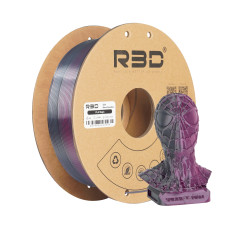 eSilk Magic-PLA Rosenrot-Schwarz Filament 1.75mm 1Kg R3D 