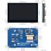 Écran tactile capacitif QLED de 4,3 pouces pour Raspberry Pi Interface DSI 800x480