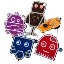 CircuitMess Wacky Robots 5 Pcs. Kit de construction électronique