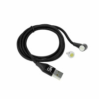 USB-C Magnetic Charging Data Cable Angled 1m