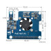 Raspberry Pi 5 POE Power over Ethernet HAT (F)