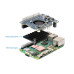 Raspberry Pi 5 POE Power over Ethernet HAT (F)