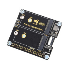 PCIe auf M.2 HAT+ doppel SSD Adapter für Raspberry Pi 5 