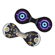 0.71-Inch Double Eye Round LCD Display 160×160 SPI