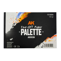 AK Interactive Abreisspalette 15 Blatt