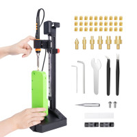 Gewindeeinsatz Presse Kit Pro mit Lötkolben und Zubehör Gewindeeinsatz Presse Kit Pro mit Lötkolben und Zubehör