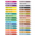 Farbstifte Quick Markers 34 Acrylfarben mit Magnet-Verschluss Box